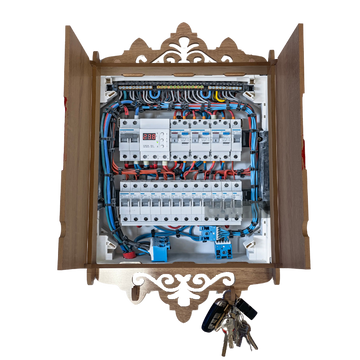Cache tableau électrique en Bois - maroc
