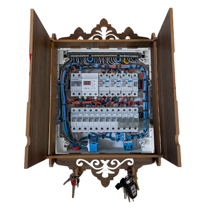 Cache tableau électrique en Bois - محمد صلى الله عليه وسلم